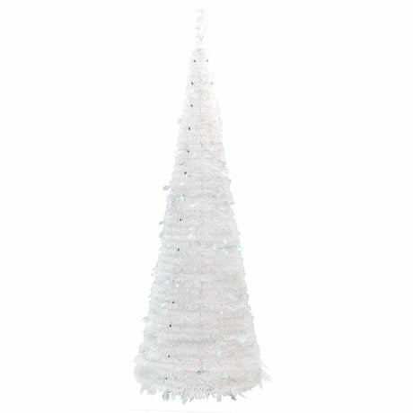 Vidaxl kunstkerstboom pop-up 50 led's 120 cm wit