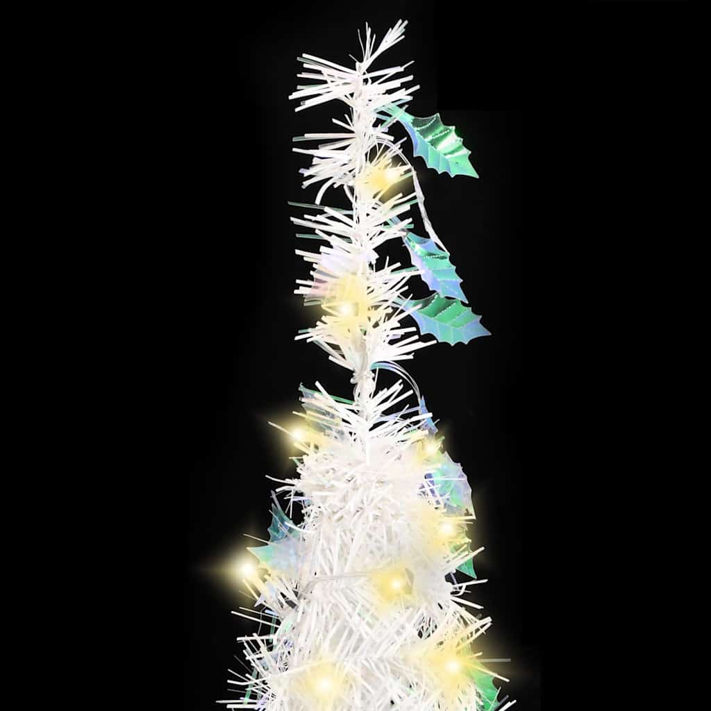 Vidaxl kunstkerstboom pop-up 150 led's 180 cm wit