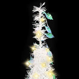 Vidaxl kunstkerstboom pop-up 150 led's 180 cm wit