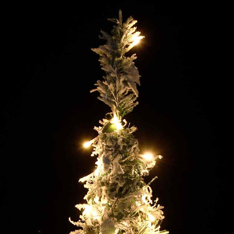 Vidaxl kunstkerstboom pop-up met sneeuw 150 led's 180 cm