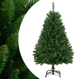 Vidaxl kunstkerstboom met scharnieren en standaard 150 cm