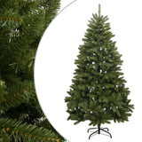 Vidaxl kunstkerstboom met scharnieren en standaard 240 cm groen