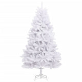 Vidaxl kunstkerstboom met scharnieren met standaard 240 cm wit