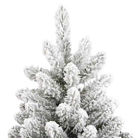 Vidaxl kunstkerstboom met scharnieren en sneeuw 240 cm