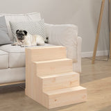 Vidaxl Pet staircase 40x49x47 cm Solid pine