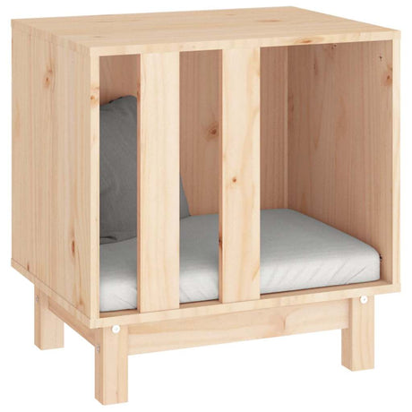 Vidaxl hondenhok 50x40x52 cm massief grenenhout