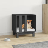 Vidaxl Hund Loft 50x40x52 cm Festkieferngrau grau grau