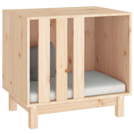 Vidaxl hondenhok 60x45x57 cm massief grenenhout