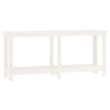 Vidaxl werkbank 180x50x80 cm massief grenenhout wit
