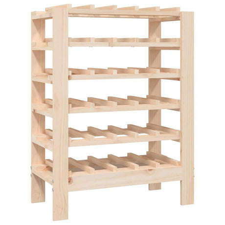 Vidaxl wijnrek 61,5x30x82 cm massief grenenhout
