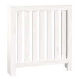 Vidaxl Radiatorom Construction 79,5x19x84 cm Solid fyrretræ hvid hvid