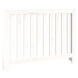 Vidaxl radiatorombouw 108,5x19x84 cm massief grenenhout wit