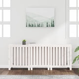 Vidaxl Radiatorom Construction 210x21x85 cm Solid Pine White White