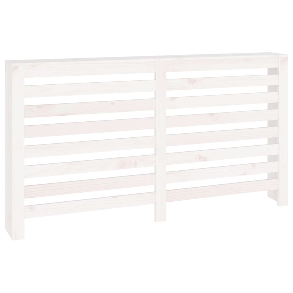 Construction de radiatorom vidaxl 153x19x84 cm en pin solide blanc