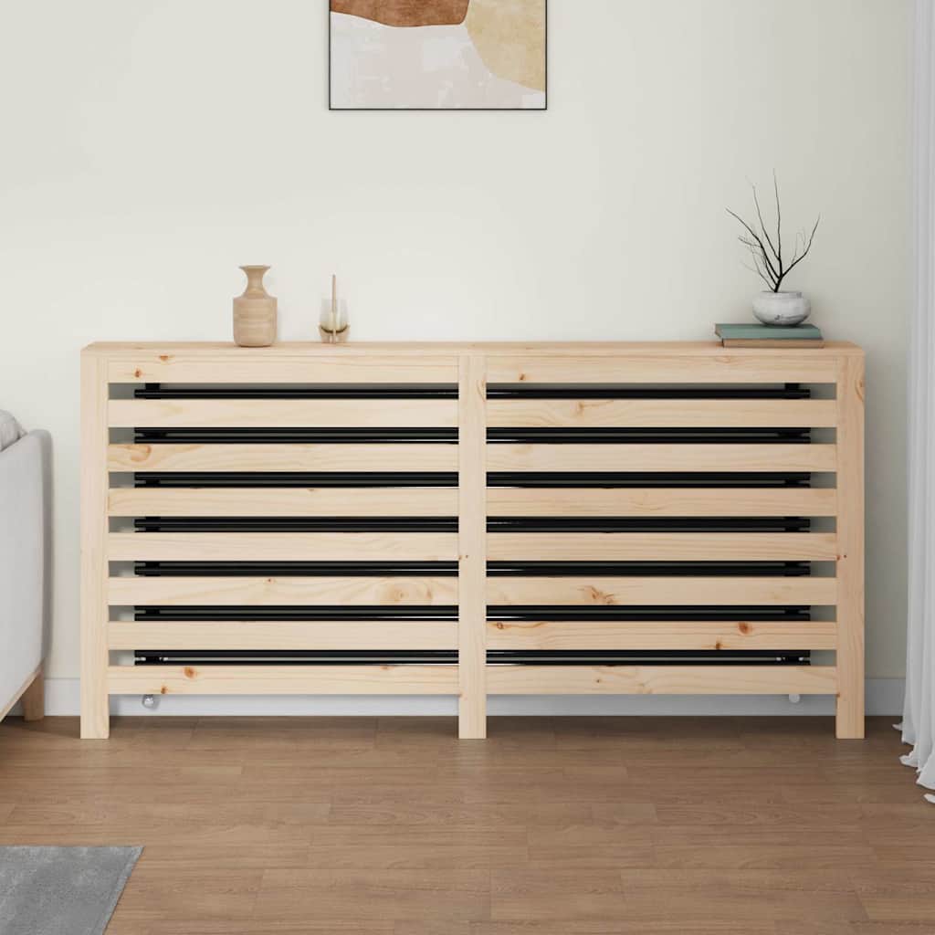 Vidaxl radiatorombouw 169x19x84 cm massief grenenhout