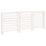 Vidaxl radiatorombouw 210x21x85 cm massief grenenhout wit