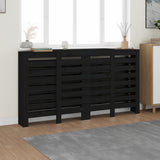 Construction de radiatorom vidaxl 210x21x85 cm Pine solide noire