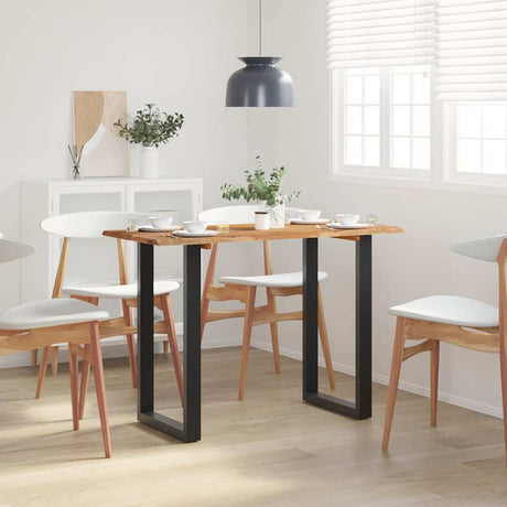 Vidaxl eettafel 110x50x76 cm massief acaciahout