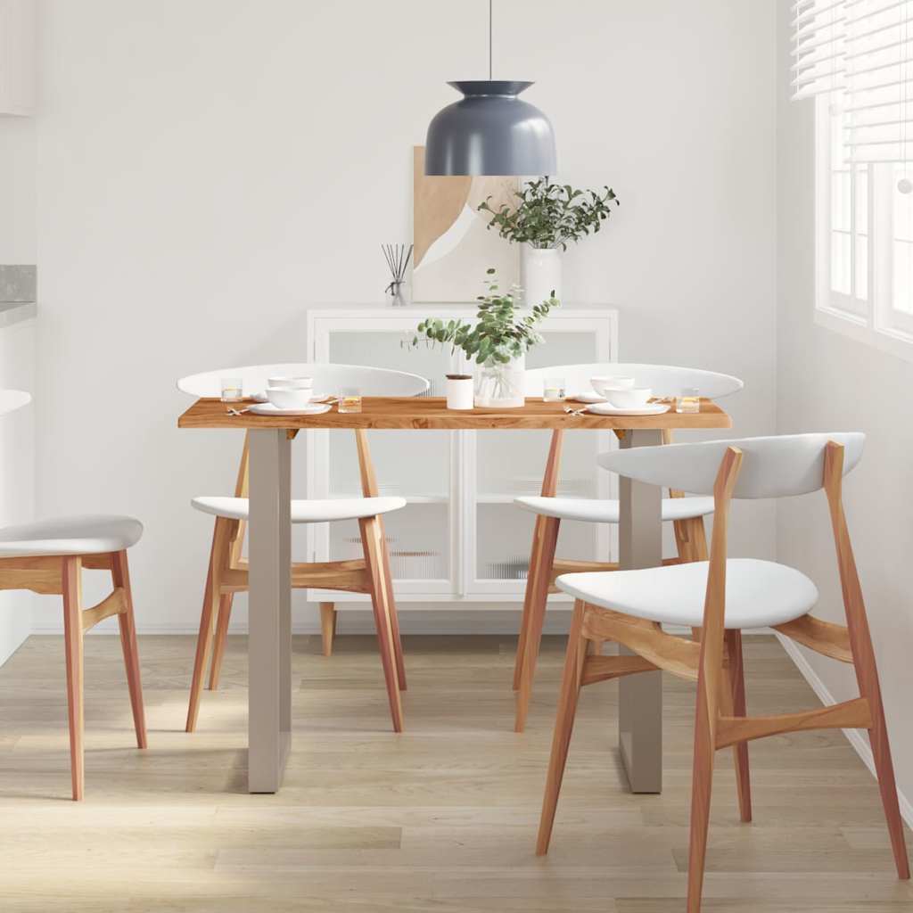 Vidaxl eettafel 110x50x76 cm massief acaciahout