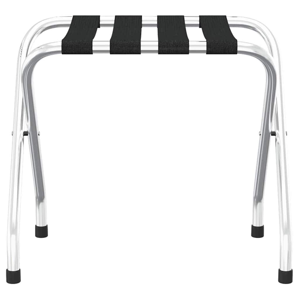 Vidaxl bagagerek 56x40x49 cm zwart en zilver