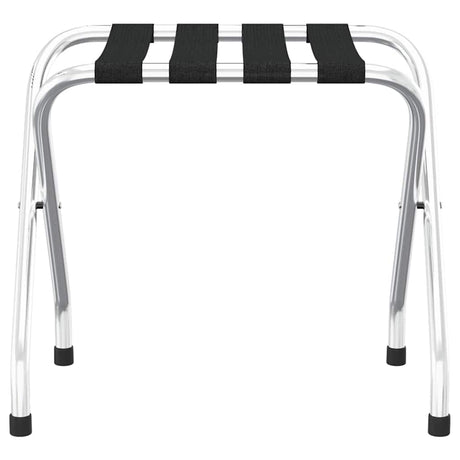 Vidaxl bagagerek 56x40x49 cm zwart en zilver