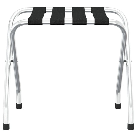 Vidaxl bagagerek 56x40x49 cm zwart en zilver