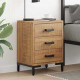 Vidaxl nachtkastjes 2 st 40x30x55 cm massief grenenhout