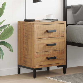 Vidaxl nachtkastjes 2 st 40x30x55 cm massief grenenhout