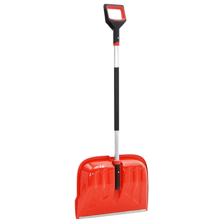 Vidaxl sneeuwschep 136 cm aluminium rood