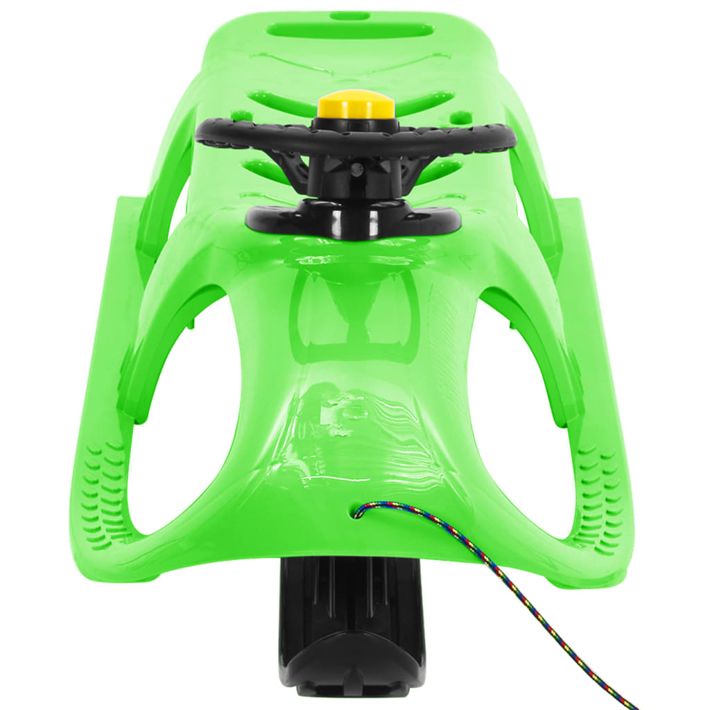 Vidaxl Slee with handlebar 102.5x40x23 cm Polypropene green