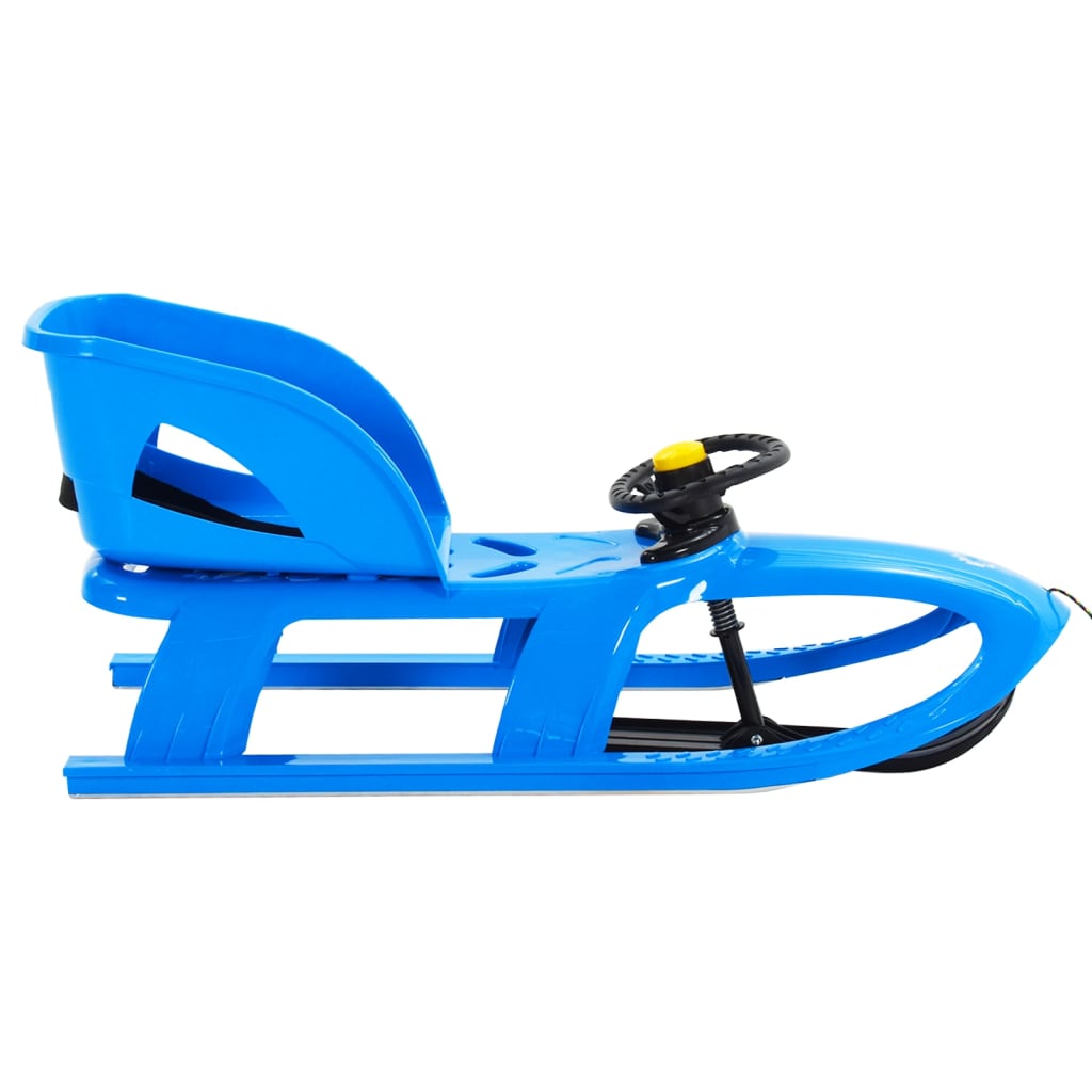 Vidaxl Slee with seating and steering 102.5x40x23 cm polypropene blue