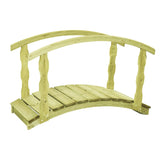 Vidaxl B-Stock tuinbrug 170x74x105 cm Impregnovaná pevná borovice