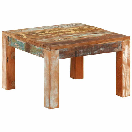 Vidaxl salontafel 55x55x35 cm massief gerecycled hout