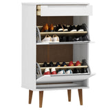 Vidaxl Shoe Cabinet Molde 59,5x35x103 cm pevná borovice