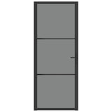 Vidaxl inner door 83x201.5 cm ESG glass and aluminum black