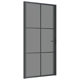 Vidaxl inner door 102.5x201.5 cm ESG glass and aluminum black