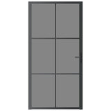 Vidaxl inner door 102.5x201.5 cm ESG glass and aluminum black