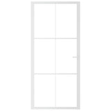 Vidaxl inner door 93x201.5 cm ESG glass and aluminum white