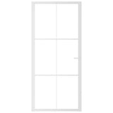 Vidaxl binnendeur 93x201,5 cm esg-glas en aluminium wit