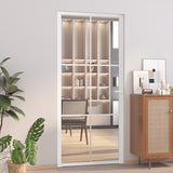 Vidaxl inner door 93x201.5 cm ESG glass and aluminum white