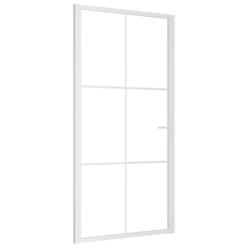 Vidaxl inner door 102.5x201.5 cm ESG glass and aluminum white