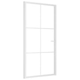 Vidaxl inner door 102.5x201.5 cm ESG glass and aluminum white