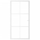 Vidaxl inner door 102.5x201.5 cm ESG glass and aluminum white