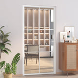 Vidaxl inner door 102.5x201.5 cm ESG glass and aluminum white