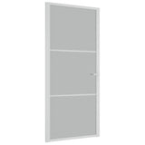 Vidaxl inner door 93x201.5 cm Matt glass and aluminum white