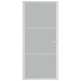 Vidaxl inner door 93x201.5 cm Matt glass and aluminum white