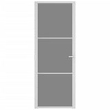 Vidaxl binnendeur 76x201,5 cm esg-glas en aluminium wit