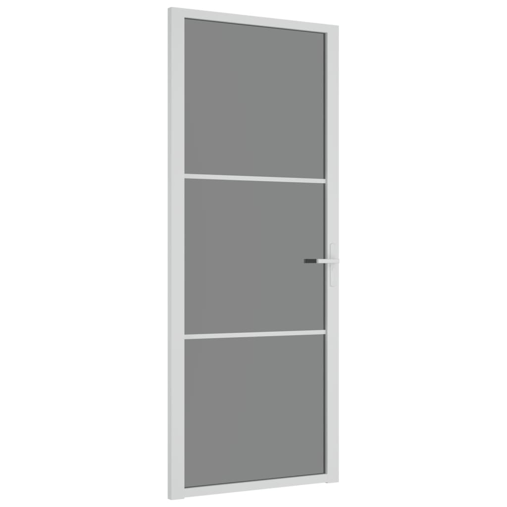 Vidaxl inner door 83x201.5 cm ESG glass and aluminum white