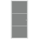Vidaxl binnendeur 93x201,5 cm esg-glas en aluminium wit