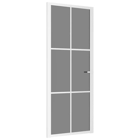 Vidaxl binnendeur 83x201,5 cm esg-glas en aluminium wit